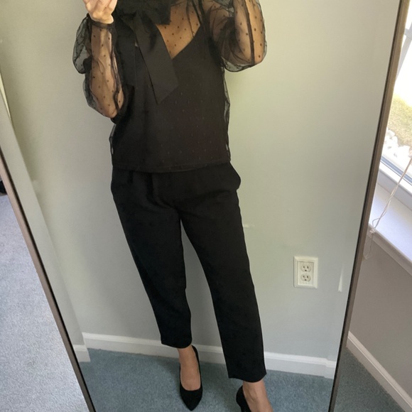 Express lace top with side bow with matching camisole - Picture 2 of 6